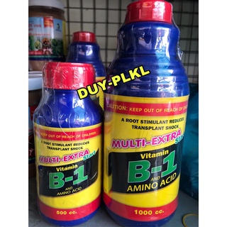 Phân bón lá thái lan (Xanh) Vitamin - B1 - giúp cây ra rễ, nẩy chồi lọ 500ml.