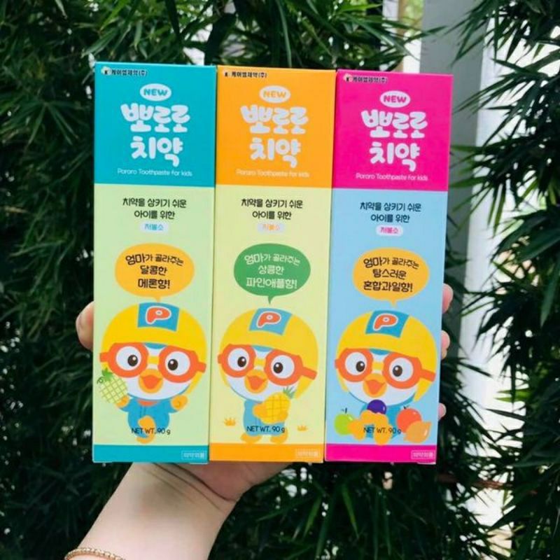 Kem Đánh Răng Cho Trẻ Trên 2 tuổi Pororo Hàn Quốc 90g