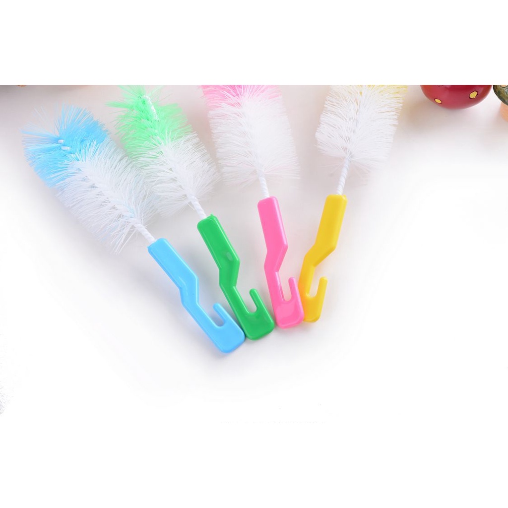 Bàn Chải Vệ Sinh Bình Sữa Em Bé Có Móc Treo Bình Sữa Em Bé Tiện Dụng