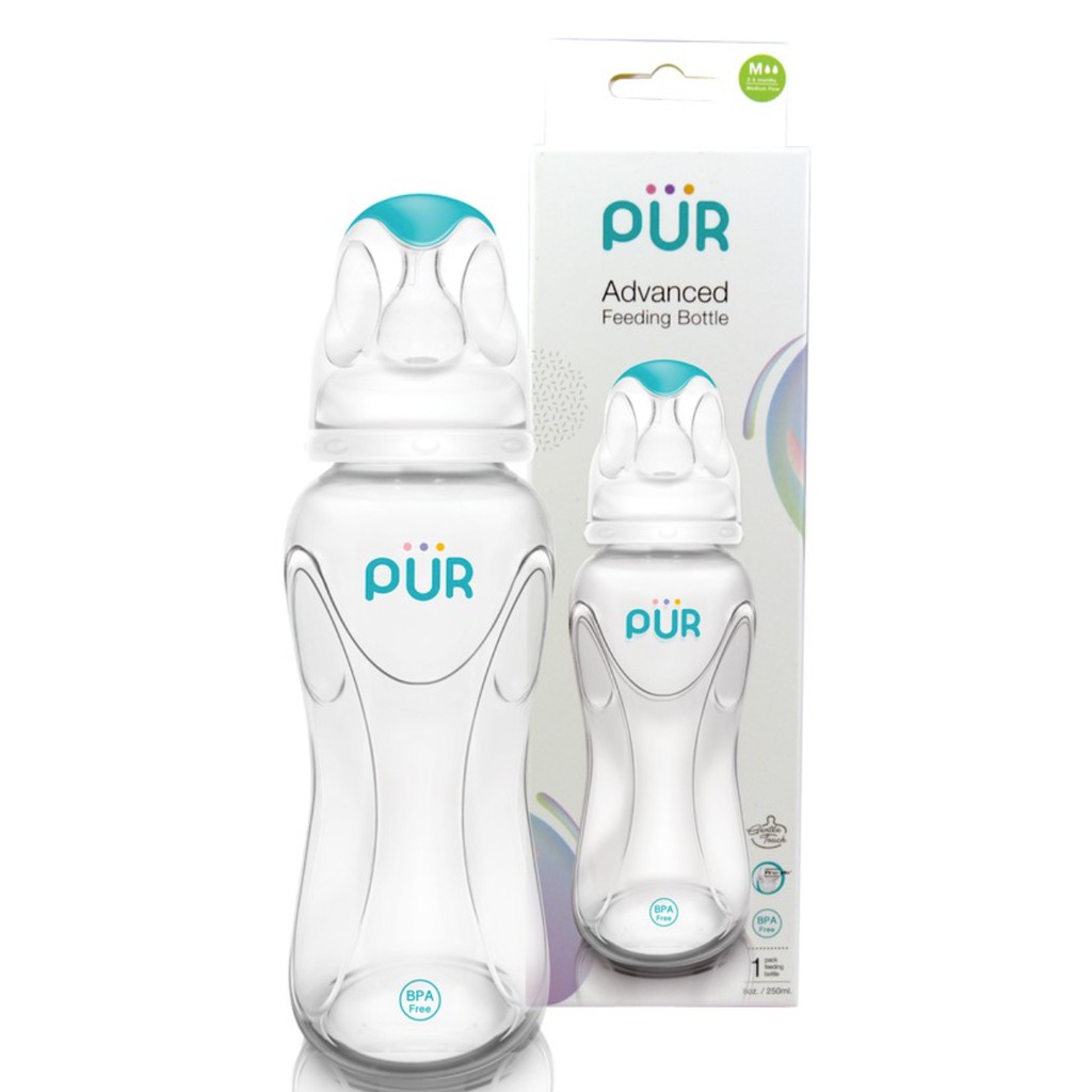 Bình sữa Pur cổ thường Advanced 250ml