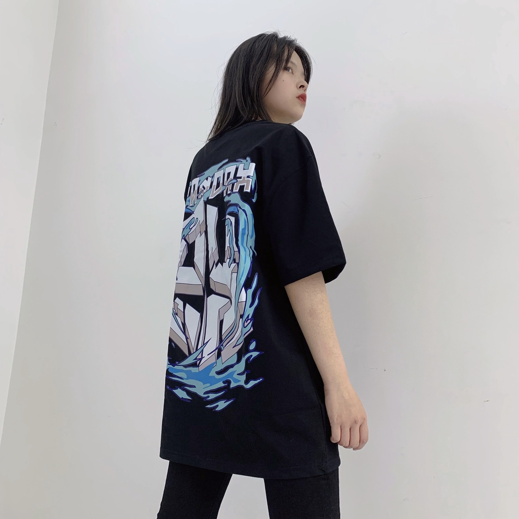 Áo thun local brand nam nữ Pandax Water logo , áo phông rộng unisex , basic tee 100% cotton chính hãng
