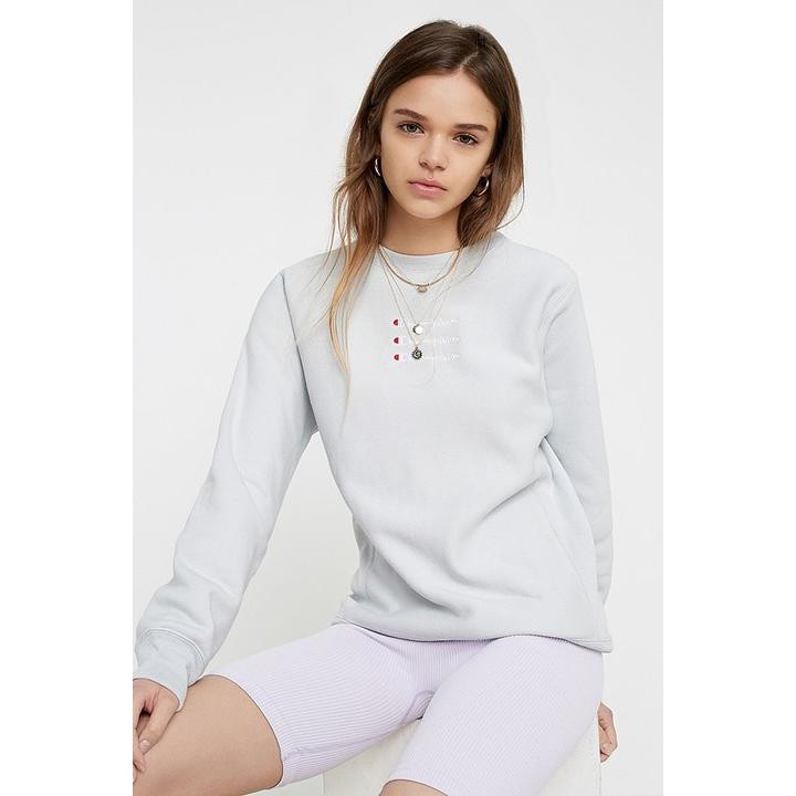 Áo nỉ sweater Champion UO Exclusive Triple Script Logo 113296  113042