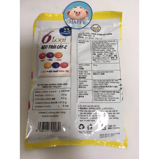 Kẹo Eikodo Nhật Bản [Chanh muối, Trái cây, Matcha, Đường đen] gói 120g