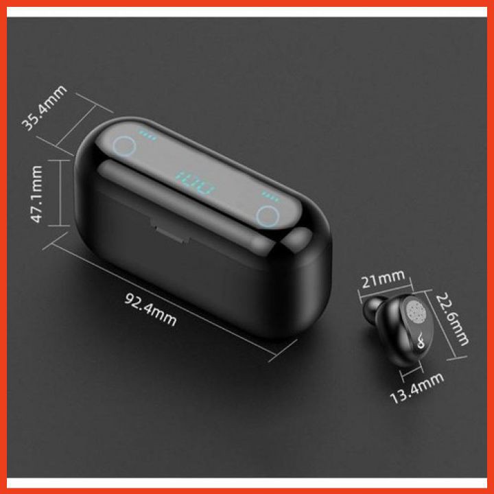 Tai Nghe Bluetooth Amoi F9 Bản Cao Cấp 2021 Tai Nghe Nhét Tai Không Dây Âm Thanh Đỉnh Cao Kèm Dock Sạc Tiện Dụng