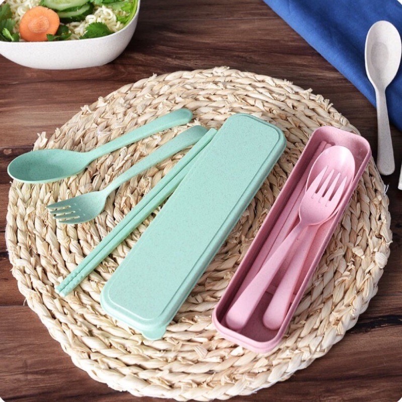 Bộ thìa, dĩa, đũa bằng lúa mạch