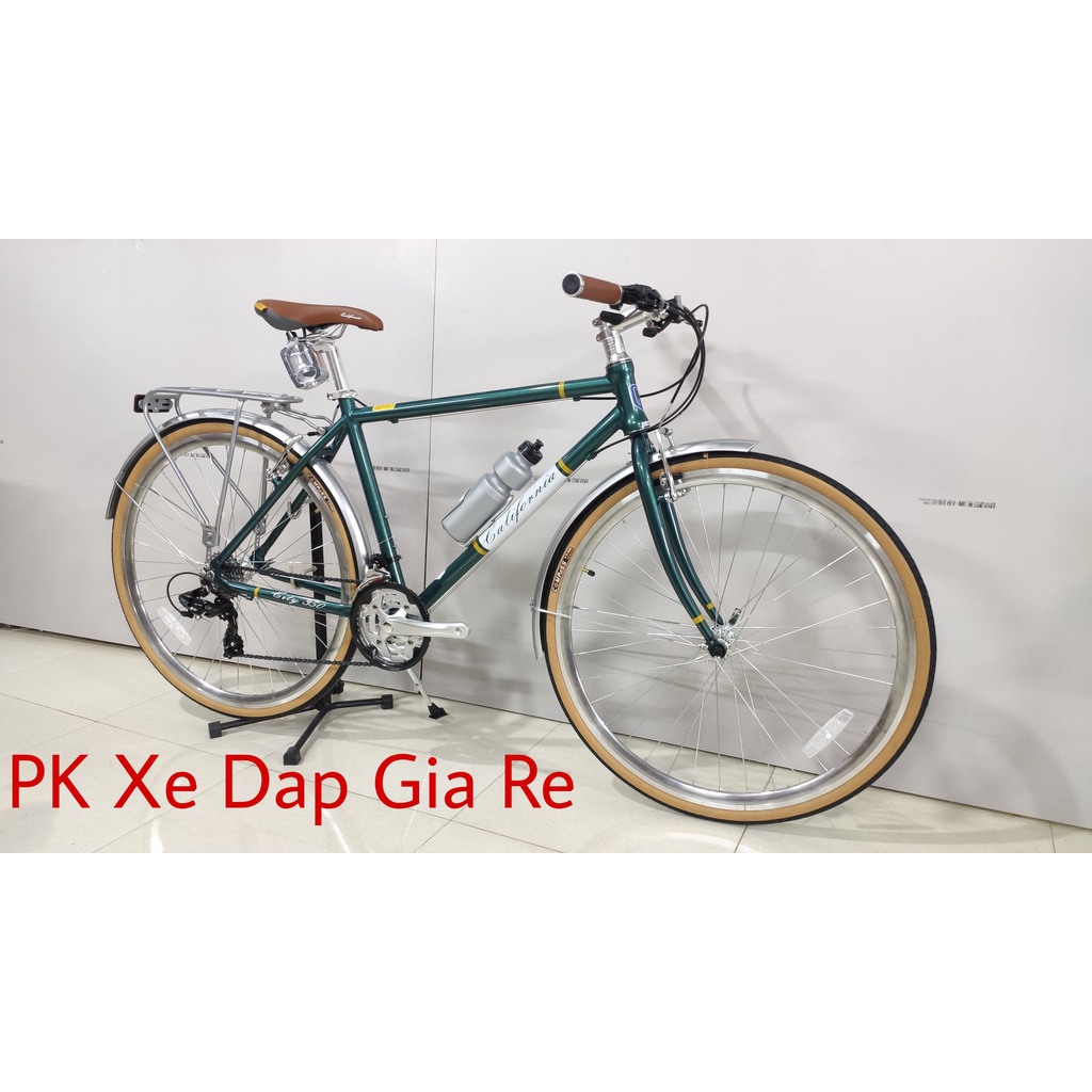 Xe đạp California city 350, Khung nhôm siêu nhẹ, Bộ đề Shimano 24 tốc độ, Xe mới bảo hành 1 năm