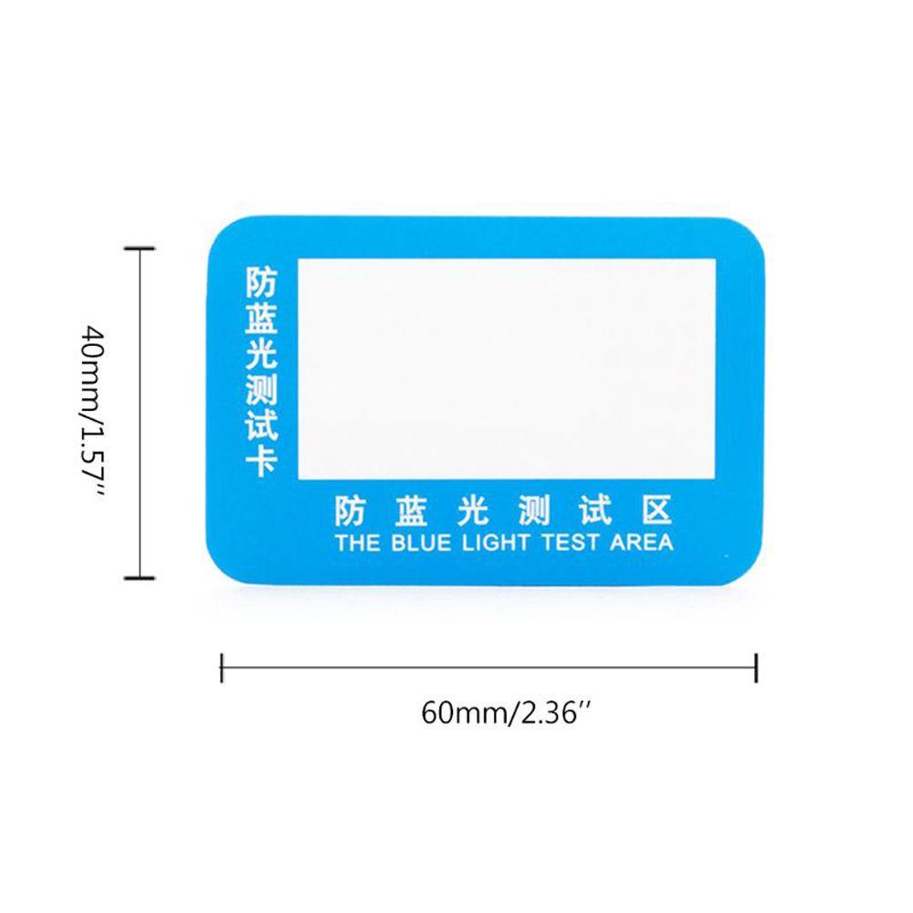PEWANY Set 100 Thẻ Giấy Kiểm Tra Ánh Sáng Xanh Chống Ánh Sáng Xanh Có Thể Tái Sử Dụng