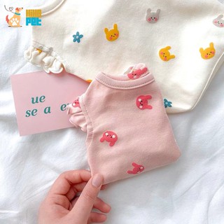 Áo Thun Hình Thỏ Cony Tay Bèo Công Chúa Chó Mèo Quần Áo Thú Cưng Mùa Hè Cao Cấp Hihapet.