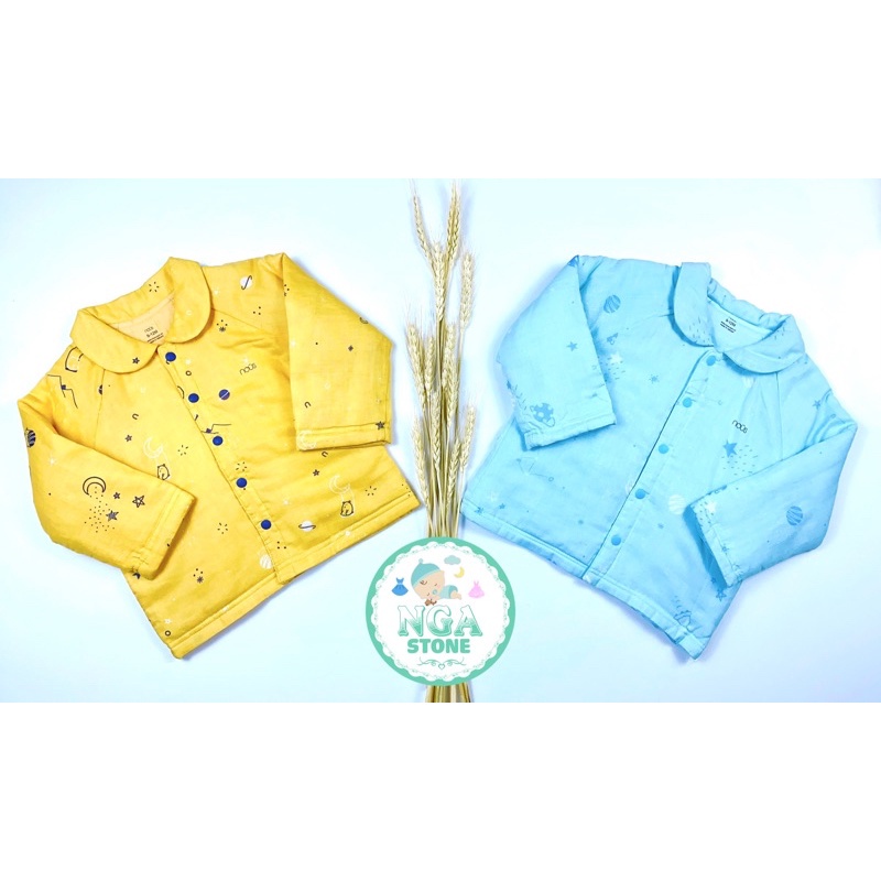 ✁Áo Khoác Nous Tai Gấu Thỏ Chần Bông Cho Bé Trai Gái Shop Ngastone