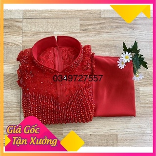 Áo dài cô dâu hàng 6 tà