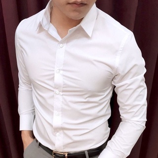 Áo sơ mi trắng nam phong cách soái ca lịch lãm