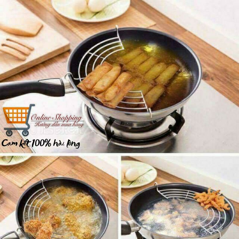 Vỉ gác chảo inox cao cấp