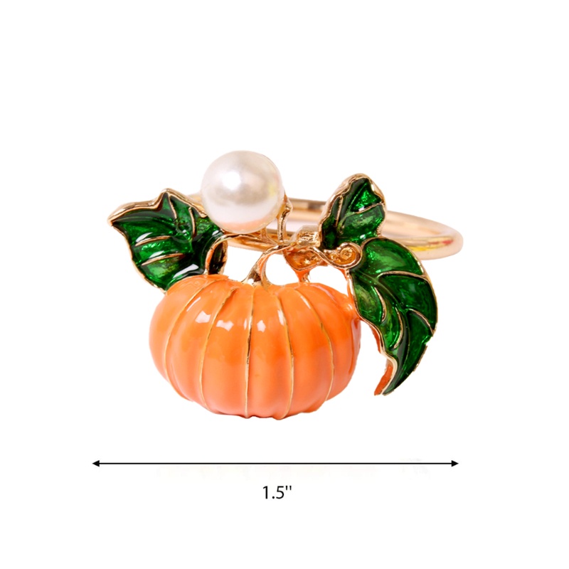 Set 4 / 6 Vòng Giữ Khăn Ăn Họa Tiết Halloween