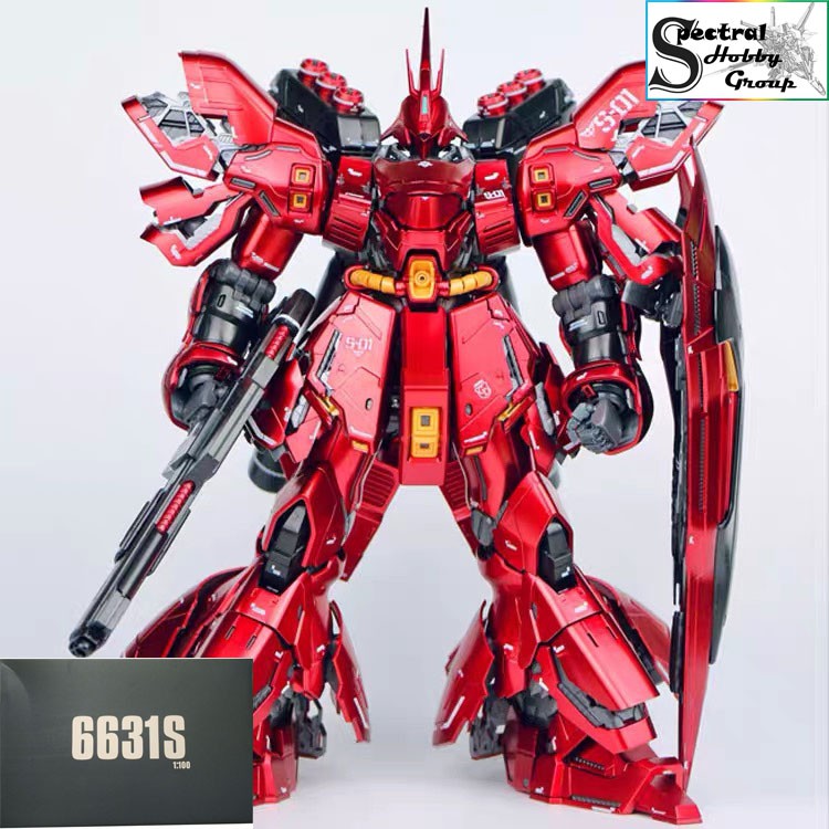 Mô hình nhựa lắp ghép MG 1/100 Sazabi Ver.Ka Metallic Coating Daban 6631S