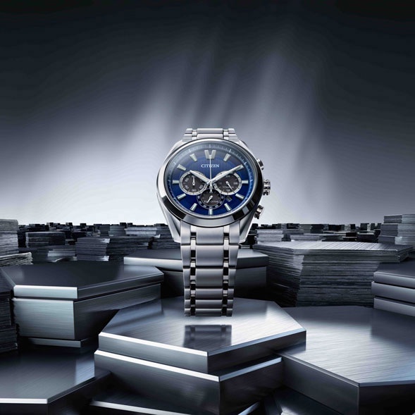 Đồng Hồ Nam Citizen Dây Titanium CA4011-55L - Mặt Xanh (Sapphire)