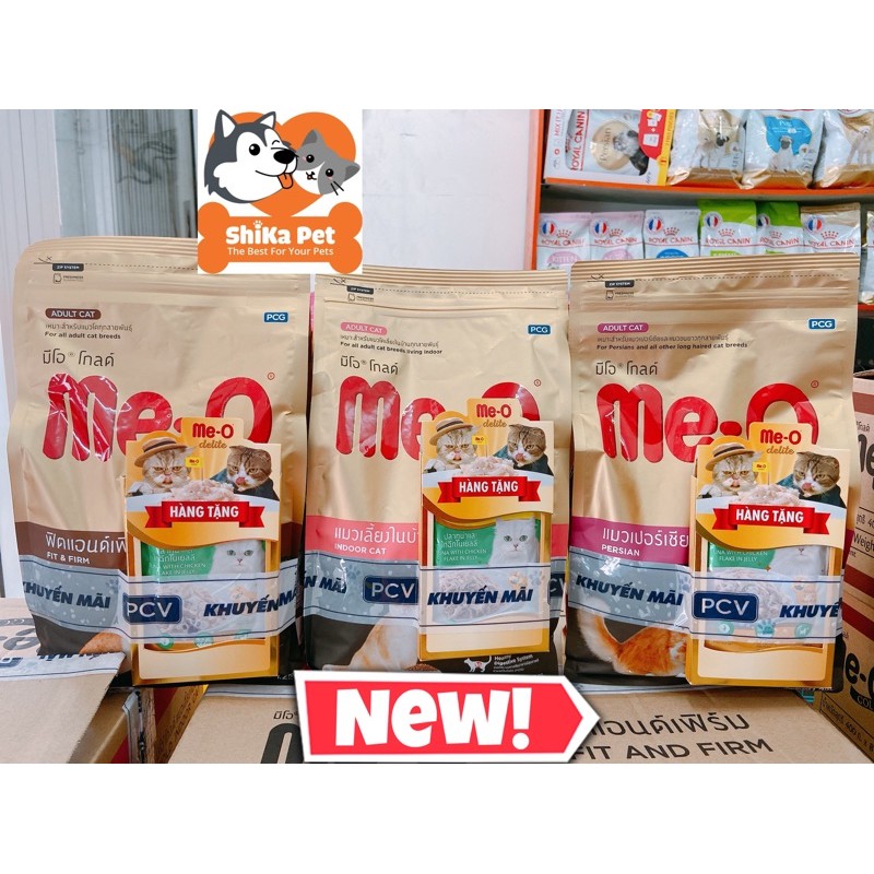 Thức Ăn Mèo Cao Cấp Me-o Gold FIT&amp;FIRM/INDOOR CAT/PERSIAN/KITTEN 1.2kg