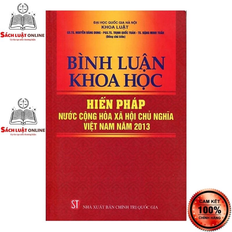 Sách - Bình luận khoa học Hiến pháp nước Cộng hòa xã hội chủ nghĩa Việt Nam năm 2013