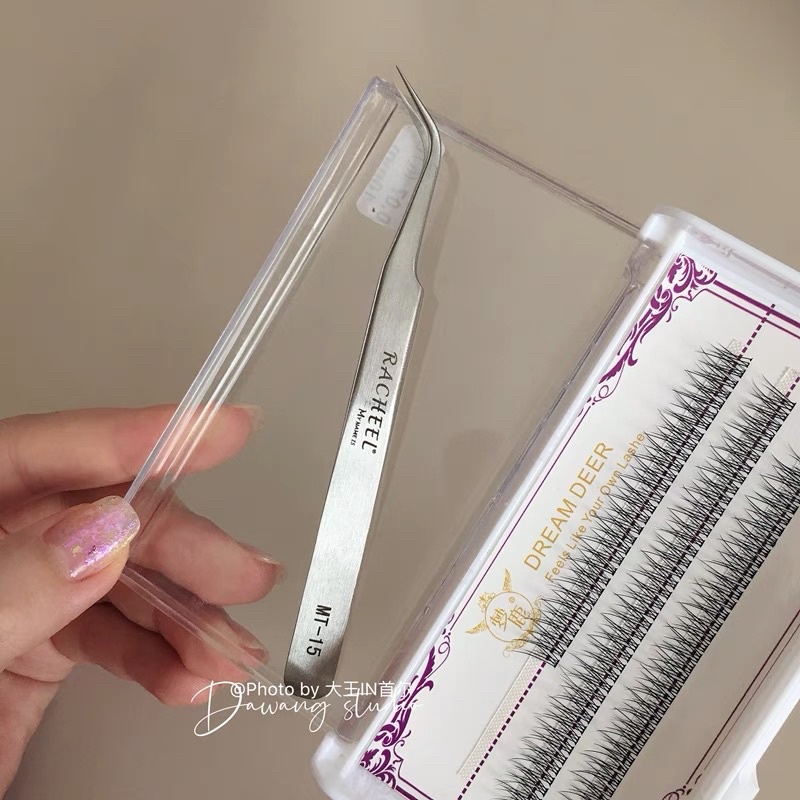 Nhíp nhọn nối mi , gắn mi , đính đá đa năng Hugiastoree