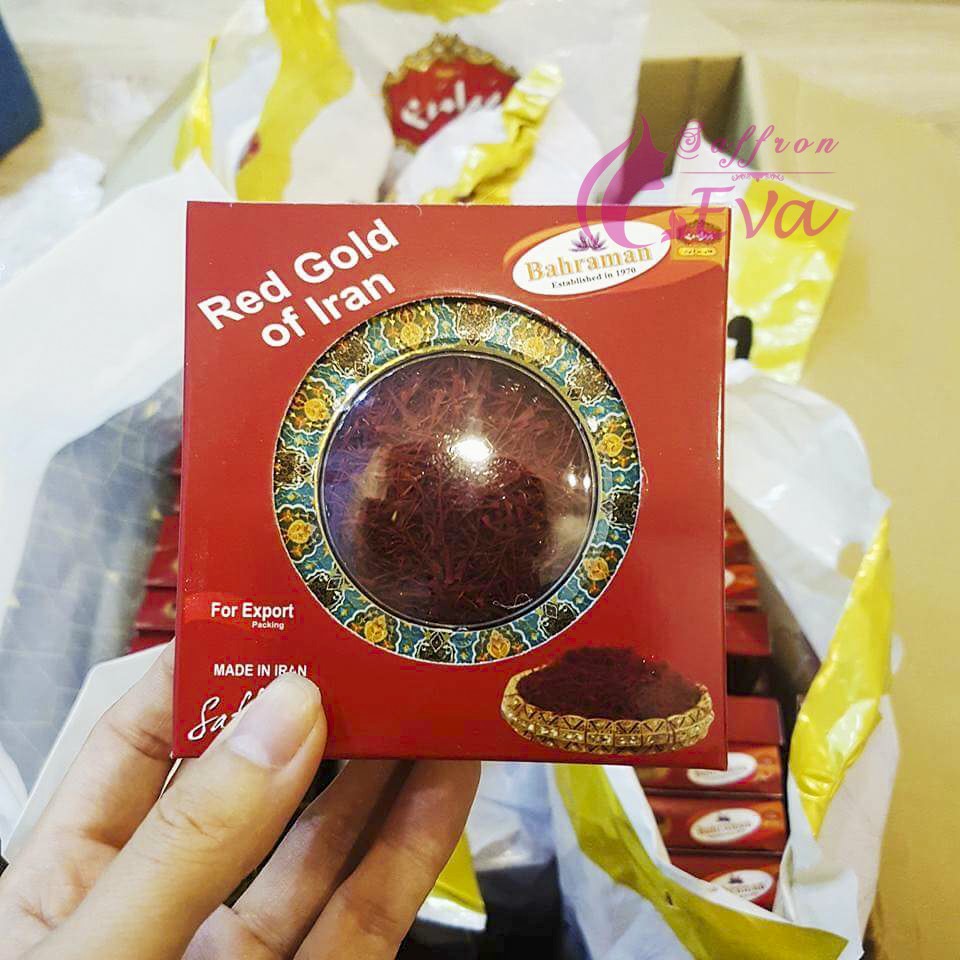1gr Saffron Iran chính hãng Loại 1 Negin (Bahraman) / Nhụy Hoa Nghệ Tây Iran Loại 1 Negin Hộp 1gr Bahraman