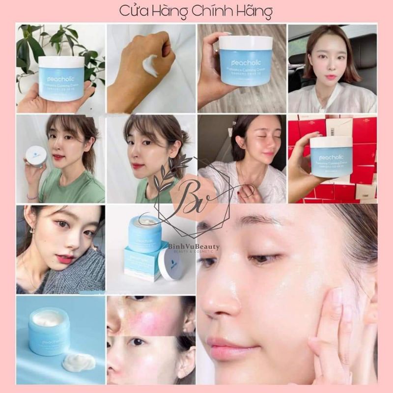 Kem Dưỡng Ẩm Da Dầu Mụn Peacholic Từ Ngải Cứu Làm Sáng Da Chống Lão hoá 100ml