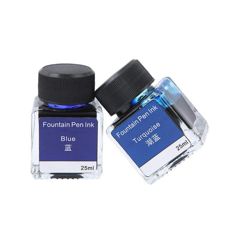 Chai mực bút máy viết thư pháp nhiều màu