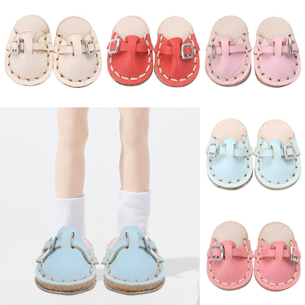 Giày Búp Bê Da Bò Handmade 5 Màu Dễ Thương Xinh Xắn LAYOR1