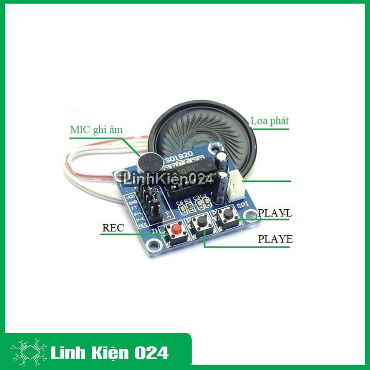 Module Ghi Âm ISD1820 V2