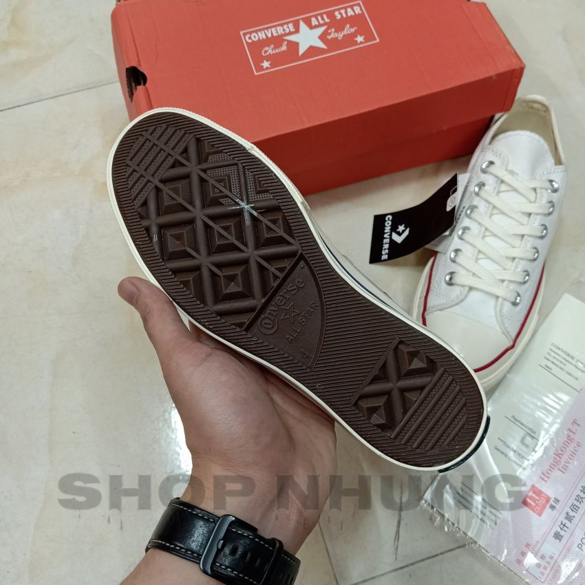 Giày sneaker converse 1970s nam nữ cổ thấp màu trắng