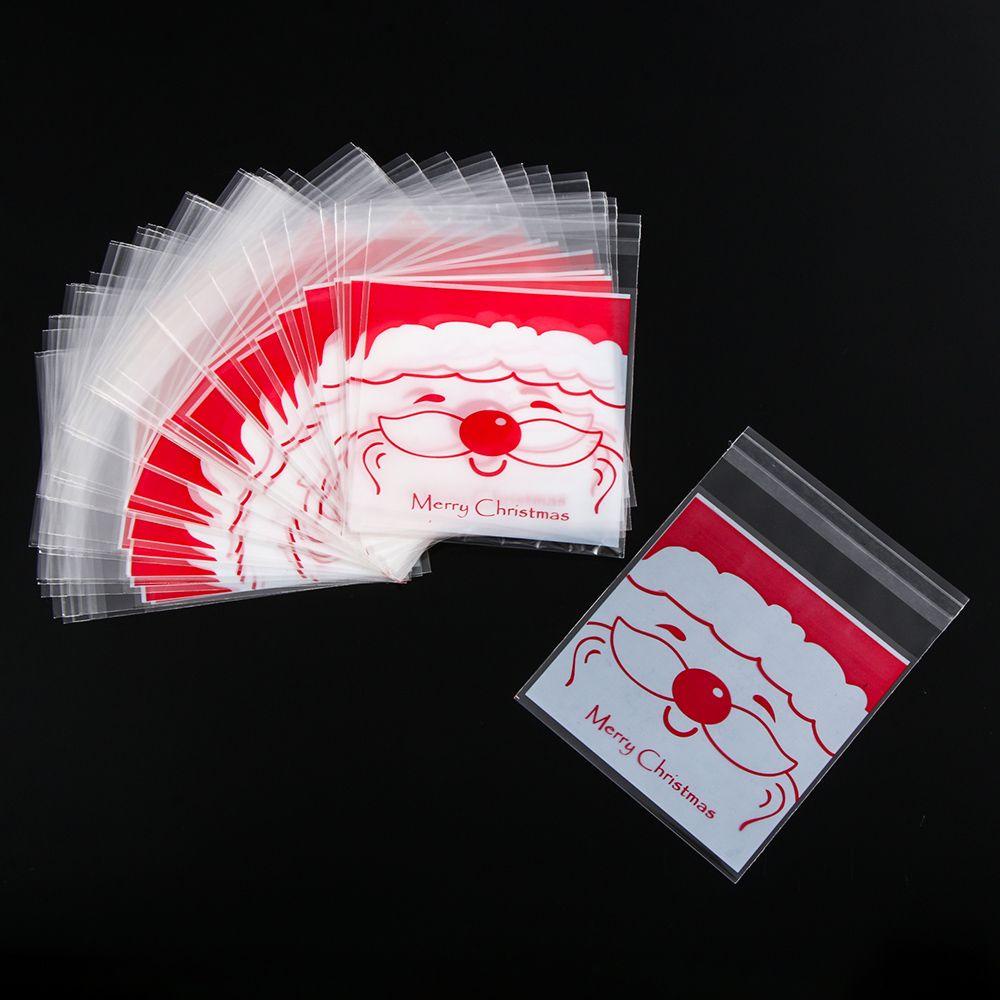 KRNY Set 50 Túi Đựng Kẹo Giáng Sinh Thời Trang Cho Bé