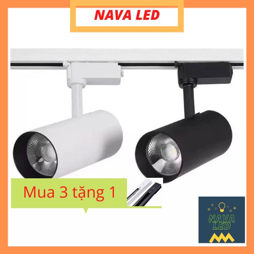 Đèn rọi ray, Đèn rọi tranh COB 20W vỏ nhám - NAVA LED