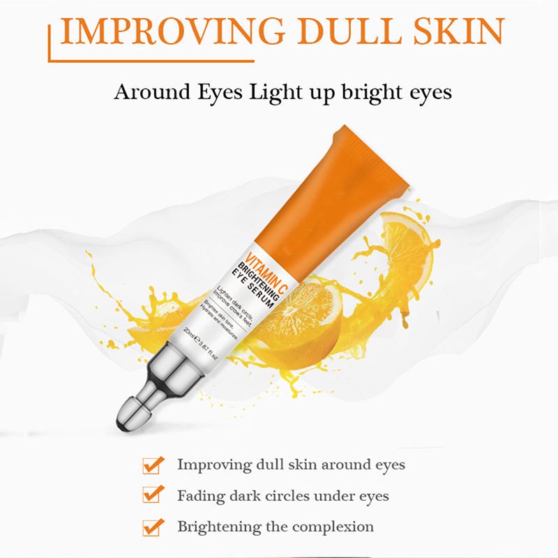 Serum Vitamin C Giúp Xóa Quầng Thâm Và Bọng Mắt Giúp Làm Sáng Và Săn Chắc Da Vùng Mắt