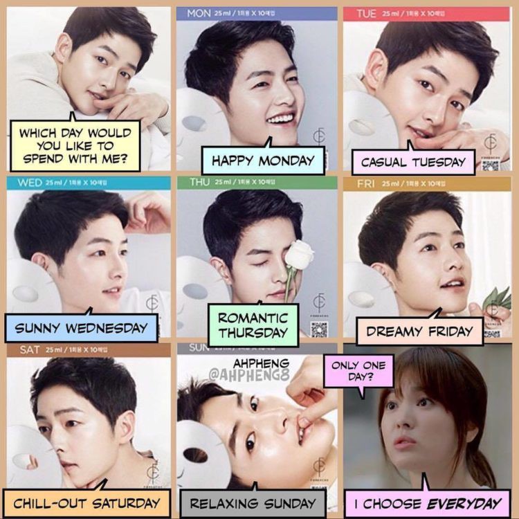 MẶT NẠ DƯỠNG DA 7 NGÀY FORENCOS 7DAYS MASK SONG JOONG KI CHÍNH HÃNG