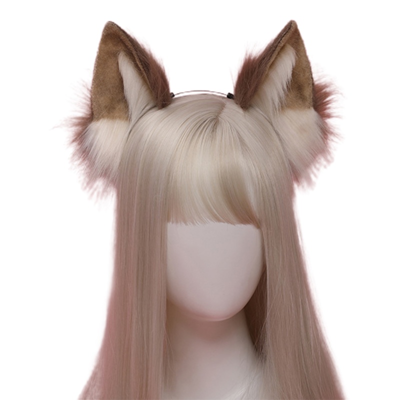 Băng Đô Tai Cún Nhồi Bông Phong Cách Lolita Đáng Yêu