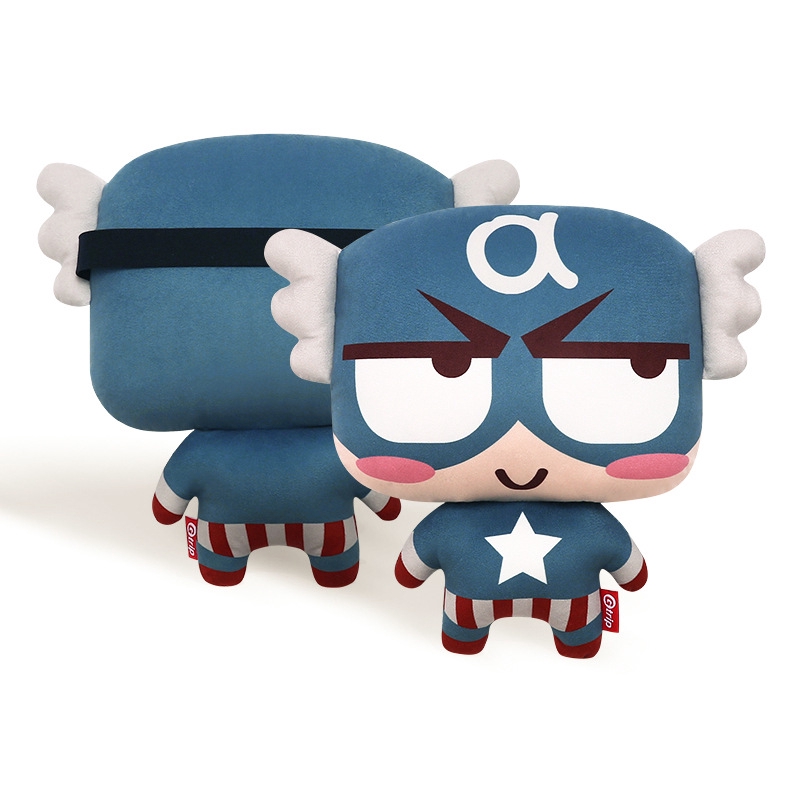 Gối Tựa Đầu Hình Siêu Anh Hùng Marvel Cho Xe Hơi