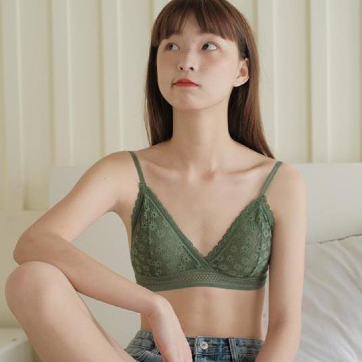 Áo Bra Nữ Ren, Áo Ngực Nữ 2 Dây Mút Mỏng ZANA BRA B7156