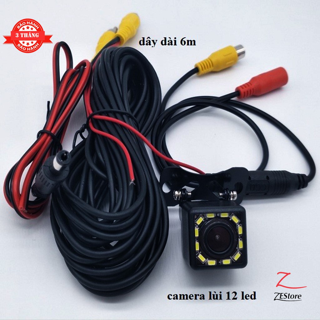 Camera ccd hd chống nước cho ô tô xe hơi 12 led | BigBuy360 - bigbuy360.vn