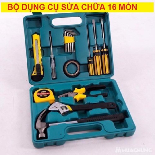 bộ dụng cụ sửa chữ 16 chi tiết