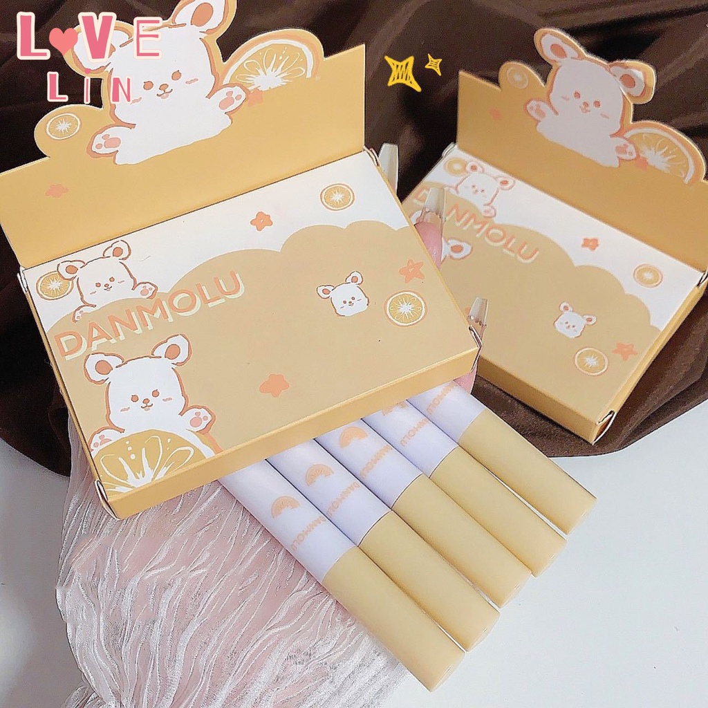 [Lovlein] Bộ Son Kem Màu Nhung Lì Trắng Và Không Dễ Phai Màu Cho Học Sinh