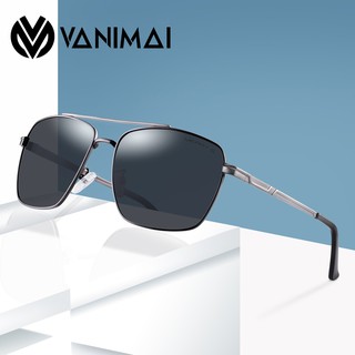 Mắt kính mát Nam- Kính Nam phân cực S8150, kính nam gọng vuông thời trang hàng nhập Mỹ chính hãng, mắt kính Vanimai
