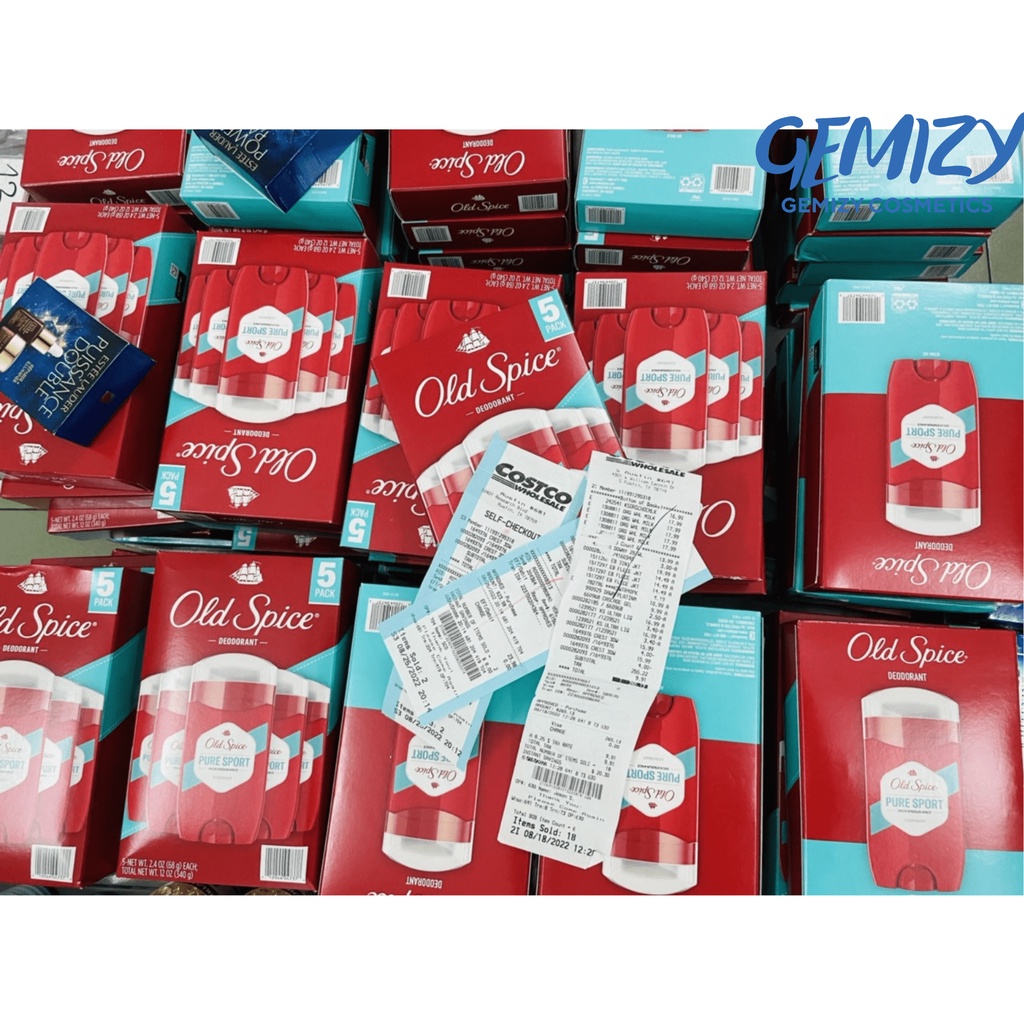 Sáp khử mùi nam nữ Old Spice Mỹ &amp; Đức hương thơm, lăn nách ngăn mồ hôi - Gemizy Shop