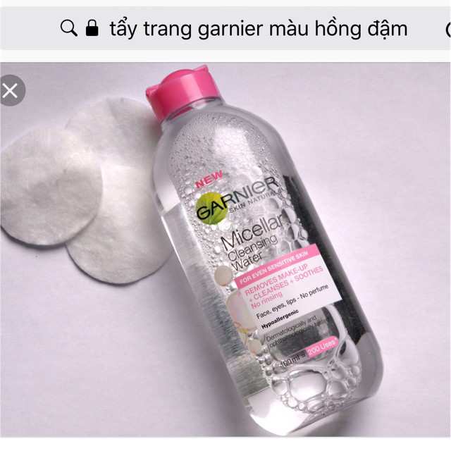 Nước Tẩy Trang Garnier Làm Sạch Da 400ml