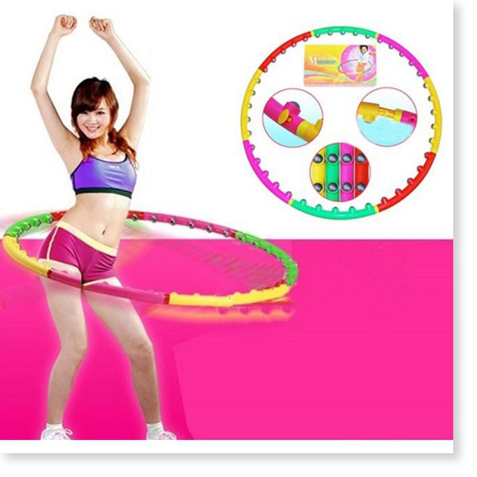 Vòng Lắc Hoạt Tính MASSAGE Gỉam Eo HULA HOOP