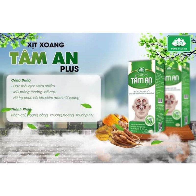 [ Hàng Chính Hãng ] Xịt Xoang Cao Cấp Tâm An