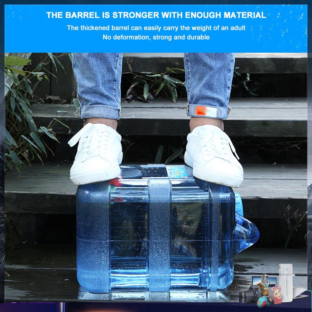 Bình đựng nước loại lớn có vòi và quai cầm tiện lợi cho các hoạt động ngoài trời