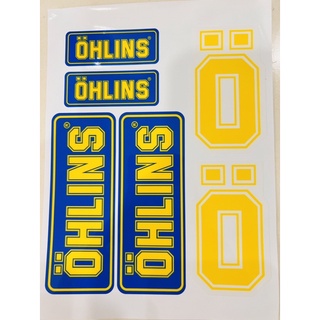 Bộ 6 tem ohlins chính hãng