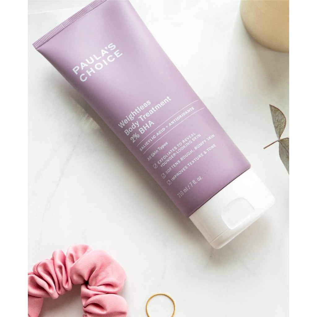 Kem Dưỡng Thể Ngừa Viêm Lỗ Chân Lông Paula’s Choice Resist Weightless Body Treatment With 2% BHA 210ml