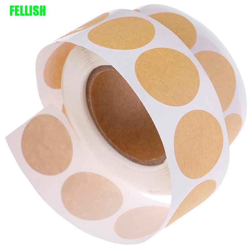 Set 500 miếng dán tròn dùng trang trí đồ thủ công DIY