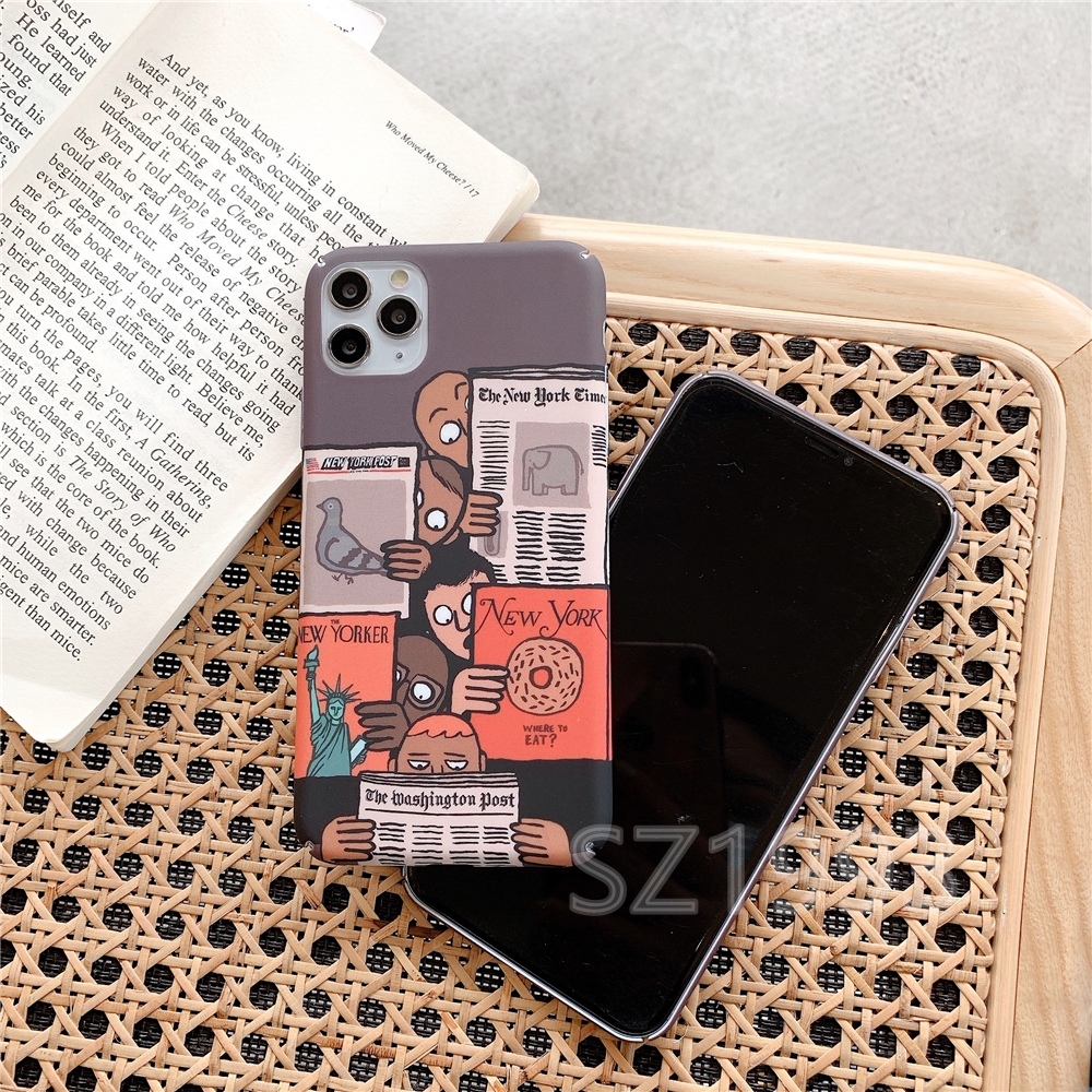 Ốp lưng nhựa cứng Họa Tiết Sách Hoạt Hình Cho Iphone 12 Mini 12 Pro Max 11 Pro Max X Xs Xr Xsmax 8 7 6 6s Plus Se 2020