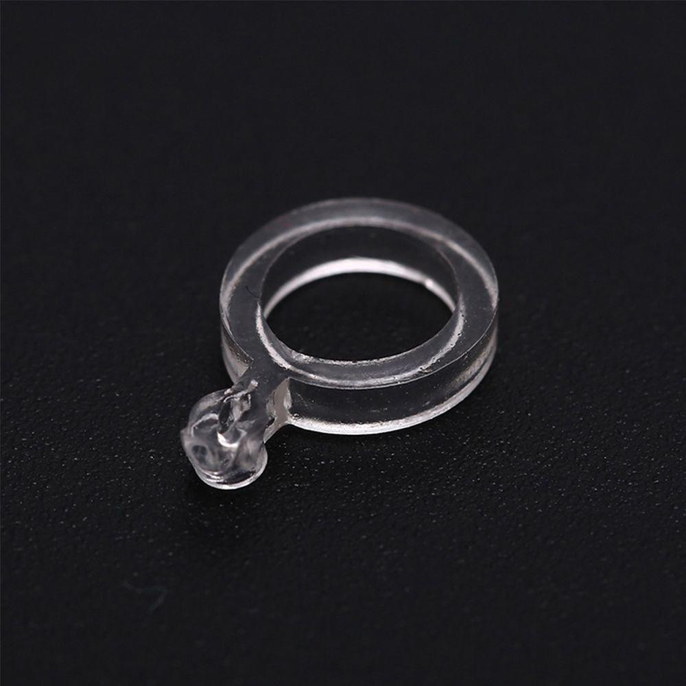 Set 100 Hạt Mồi Câu Cá PE Màu Trắng Trong Suốt Tiện Dụng
