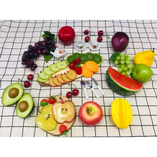 Hoa quả lát . bơ . kiwi. xoài decor chụp ảnh